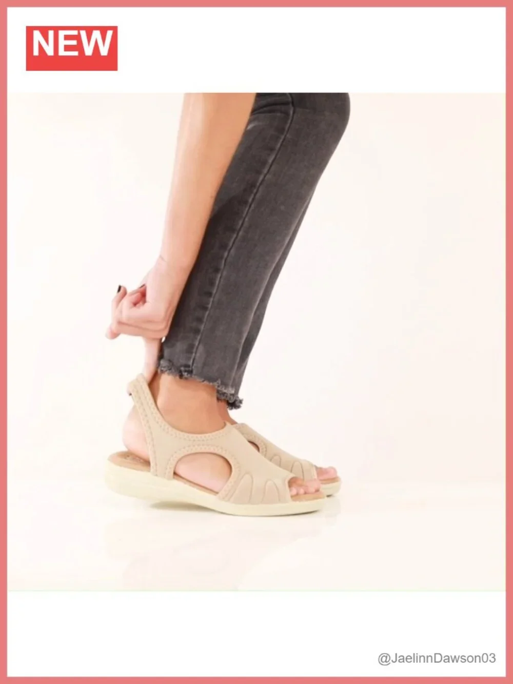 Flexus Nyaman Slingback Wedge Sandals Women Open Toe Slip On Comfort